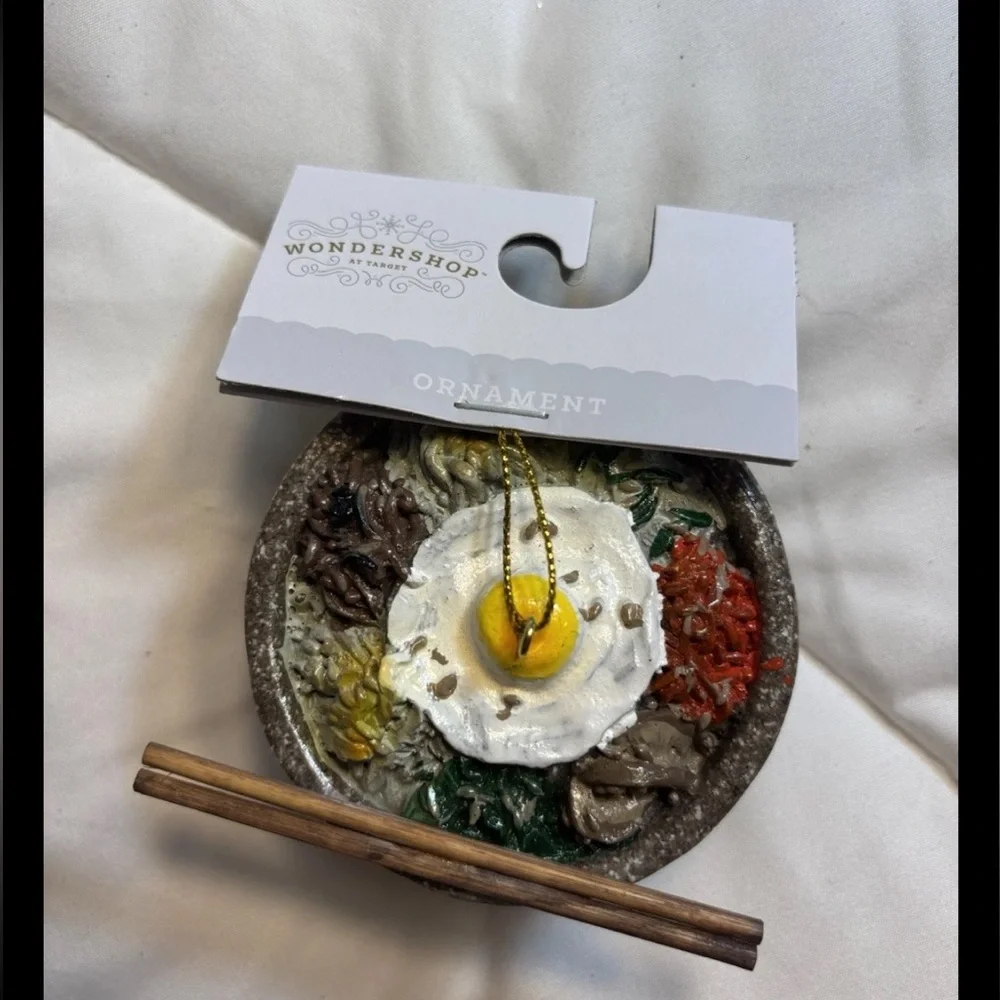 Wondershop Ramen Bowl Ornament with Egg and Vegetables